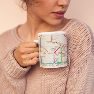 London's Underground Map Large Coffee Mug