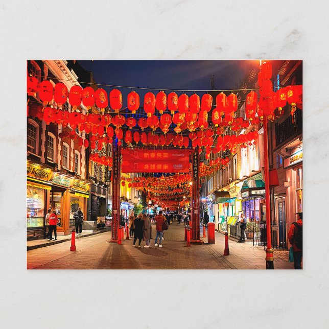 Londres, Angleterre Chinatown #2 Carte postale (Devant)