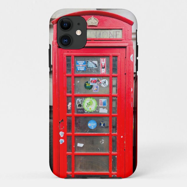 Londres Angleterre Phone Box Photo iPhone 12 Coque (Dos)