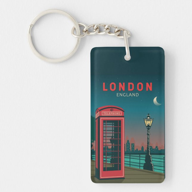 Londres Angleterre Retro Travel Art Vintage (Devant)