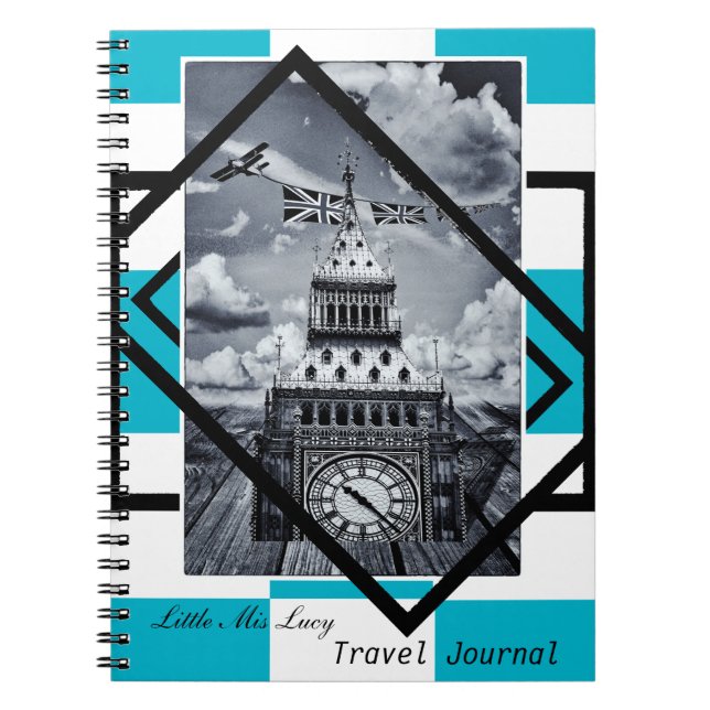 Londres, Big Ben Art, Travel Journal No1 (Carnet) (Devant)