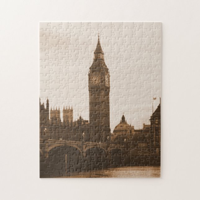 Londres - Big Ben - Thames - Puzzle (Vertical)