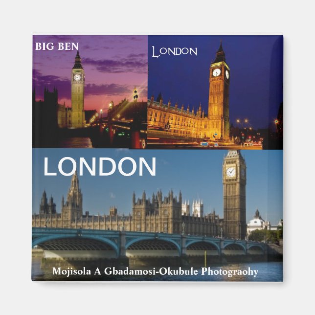 LONDRES Magnet PAR MOJISOLA A GBADAMOSI OKUBULE (Devant)
