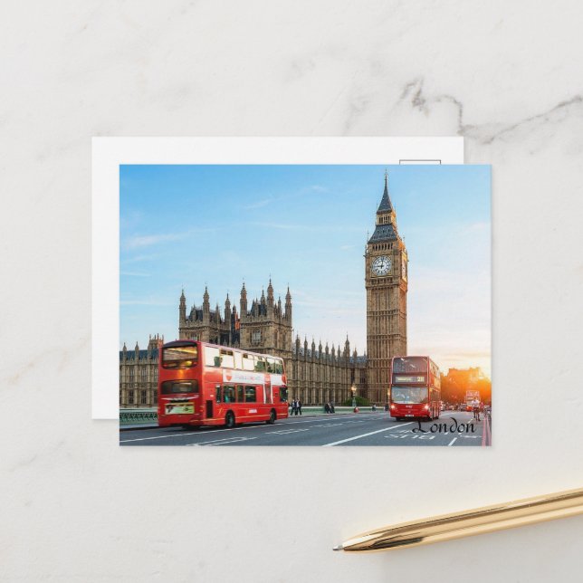 Londres postal. postcard (Front/Back In Situ)