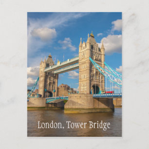 Londres, Tower Bridge, carte postale photo