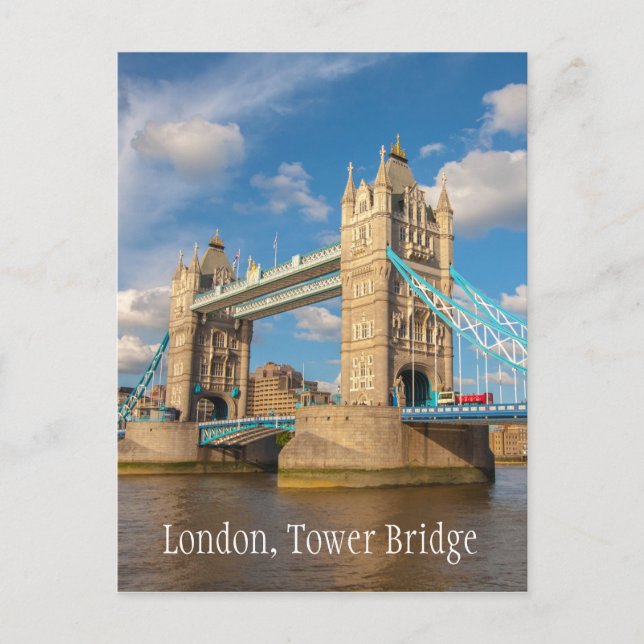 Londres, Tower Bridge, carte postale photo (Devant)