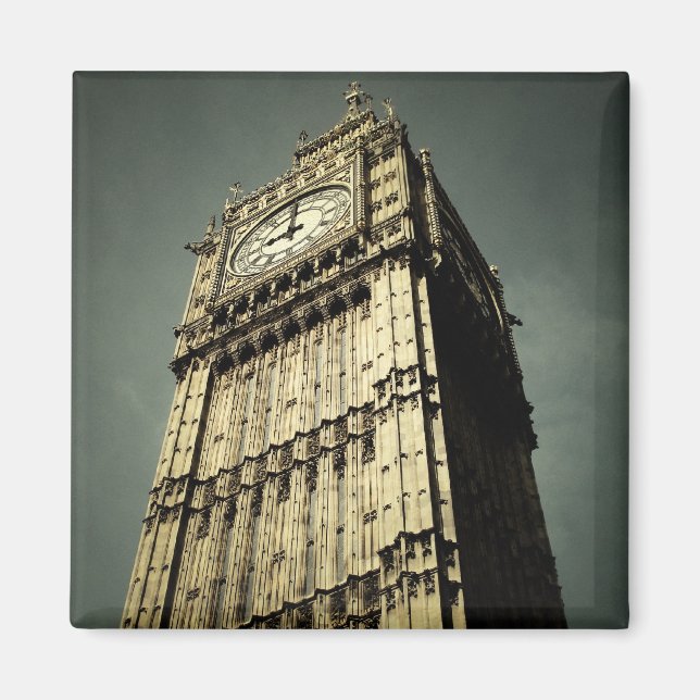 Londres - Tower et Big Ben Magnet (Devant)