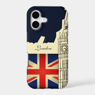 Londres Ville Big Ben Union Jack Drapeau