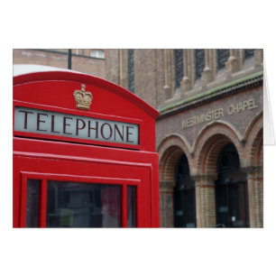 Londres - Westminster Chapel - Carte de boîte télé