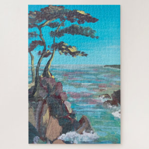 Lone Cypress Jigsaw Puzzle