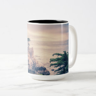 Lone Cypress Pebble Beach Two-Tone Coffee Mug