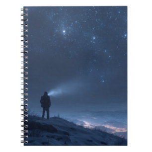 Lone Explorer Starry Night Carnet