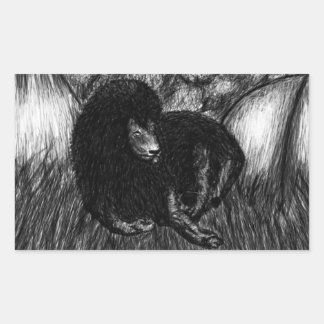 Lone Lion Sticker