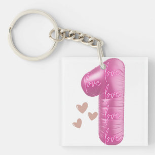 LONE LOVE – Unity, Peace & Positive Vibes Keychain