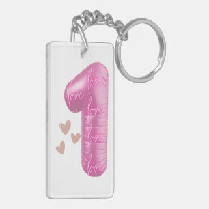 LONE LOVE – Unity, Peace & Positive Vibes Keychain