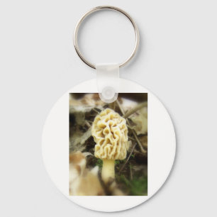 Lone Morel Keychain