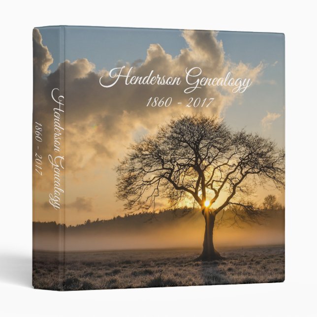 Lone Oak Genealogy Binder (Front/Spine)