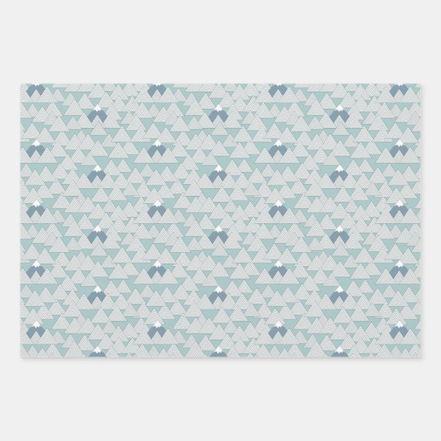Lone Peaks Mountain Gift Wrap (Front)
