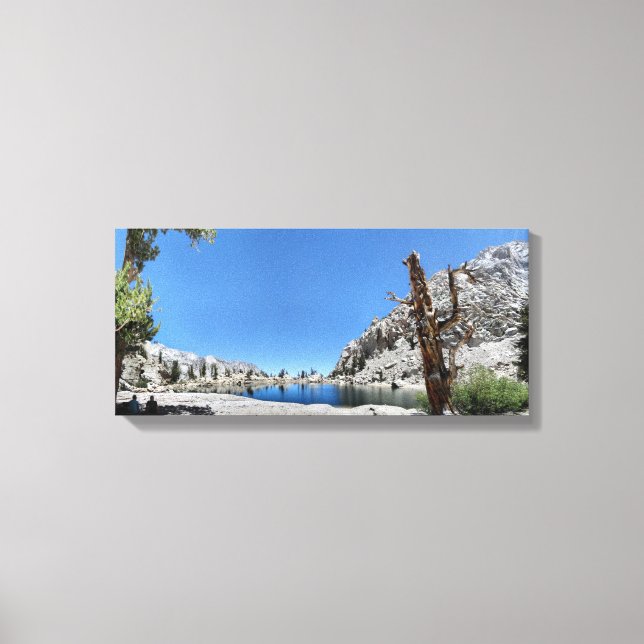 Lone Pine Lake - Mt Whitney Trail - Sierra Nevada Canvas Print (Front)
