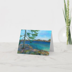 Lone Pine Landscape Art Card
