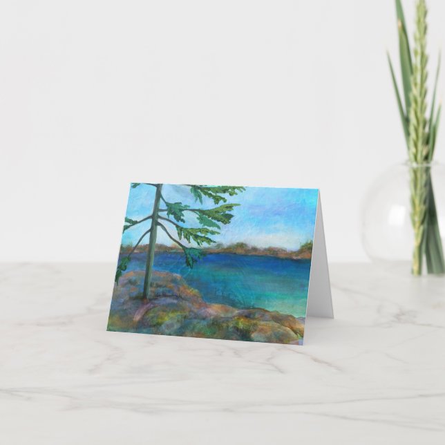 Lone Pine Landscape Art Card (Front)