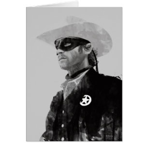 Lone Ranger John Reid - Black and White