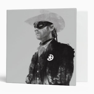 Lone Ranger John Reid - Black and White Binder
