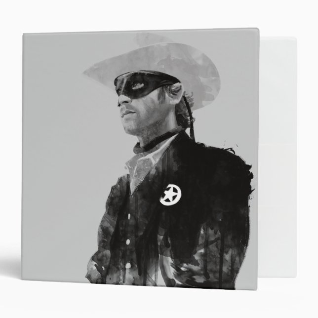 Lone Ranger John Reid - Black and White Binder (Front/Inside)