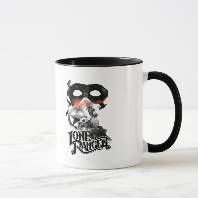 Lone Ranger Train and Mask Mug (Right)