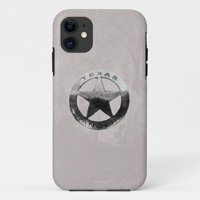 Lone Ranger's Badge Case-Mate iPhone Case (Back)