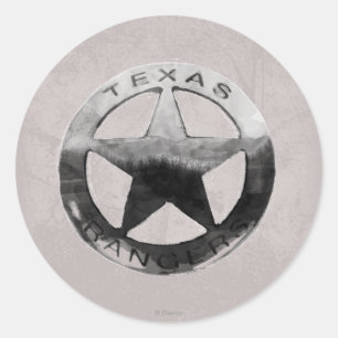 Lone Ranger's Badge Classic Round Sticker