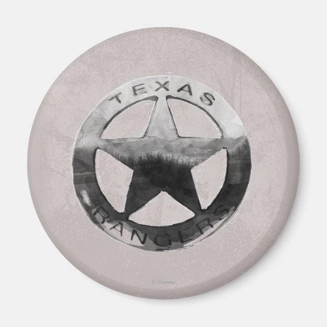 Lone Ranger's Badge Magnet (Front)