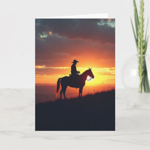Lone Rider Fathers Day Vista Card