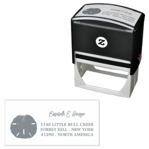 Lone Sand Dollar Self-inking Stamp