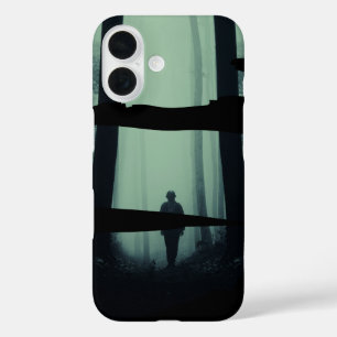 Lone Soldier in Woods iPhone 16 Case
