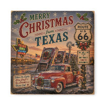 Lone Star Christmas Roadside Keepsake