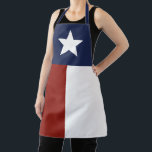 Lone Star Flag of Texas Apron<br><div class="desc">Patriotic red,  white and blue Lone Star Flag of Texas</div>