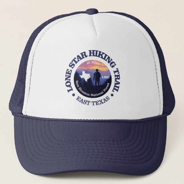 Lone Star Hiking Trail (rd2) Trucker Hat (Front)