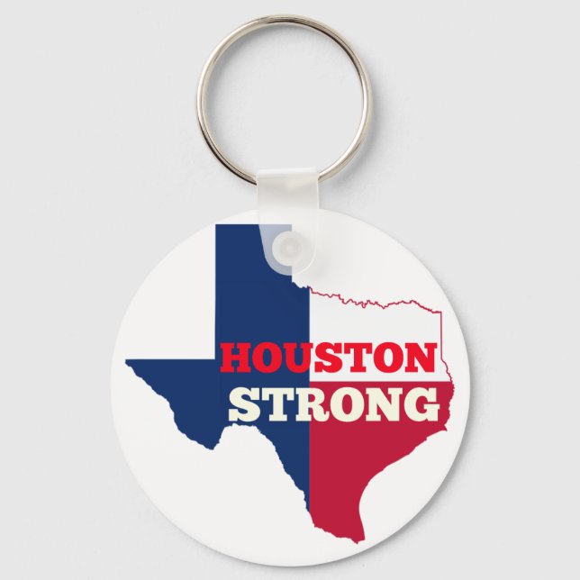 Lone Star "Houston Strong" Keychain (Front)