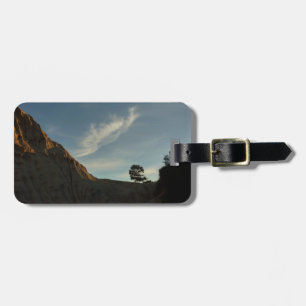 Lone Torrey Pine California Sunset Landscape Luggage Tag