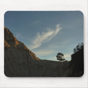 Lone Torrey Pine California Sunset Landscape Mouse Pad