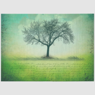 Lone Tree Decoupage Tissue Paper