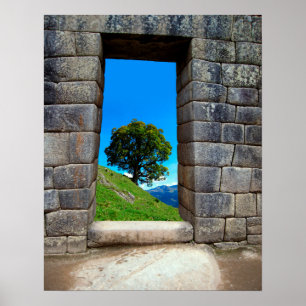 LONE TREE of MACHU PICHU Poster