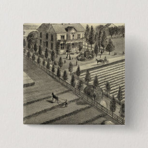 Lone Tree Ranch 2 Inch Square Button