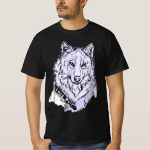 Lone Wolf Amethyst Purple T-Shirt