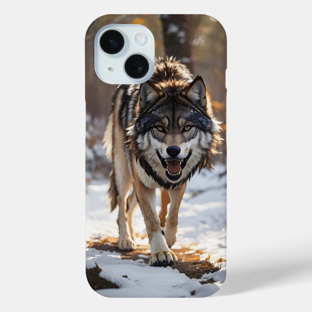 Lone Wolf Case-Mate iPhone Case (Back)
