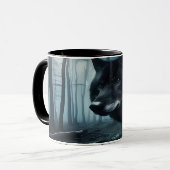 Lone Wolf Coffee Mug (Front Left)