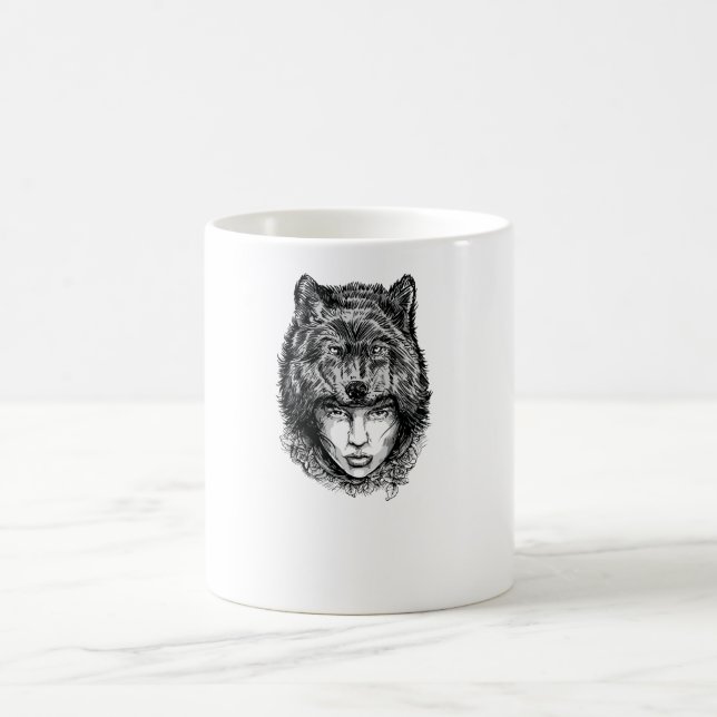 Lone Wolf Coffee Mug (Center)