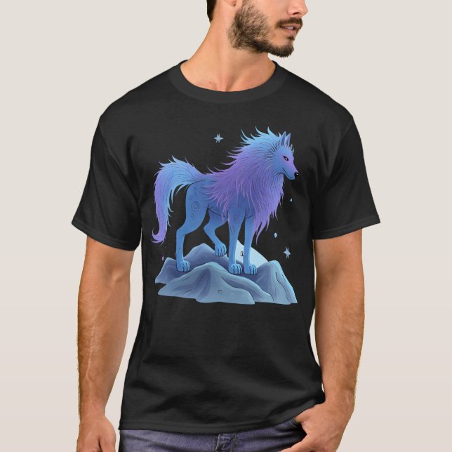 Lone Wolf – Fierce Animal Graphic Tee (Front)