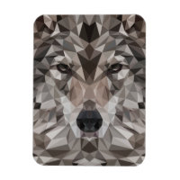 Lone Wolf Geometric Portrait